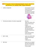 NR574 Traumatic Chest & Abdominal Injuries Exam &vert; Questions and Answers &vert; A&plus; Graded &vert; With Expert Solutions