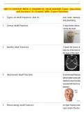 NR574 CONTENT WEEK 5&colon; TRAUMATIC HEAD INJURIES Exam &vert; Questions and Answers &vert; A&plus; Graded &vert; With Expert Solutions