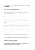 Home Inspection Final Exam Part 1 &ndash; Residential Inspection &ndash; 2026 &ndash; Study and Practice Guide