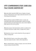 UPTP COMPREHENSIVE STUDY GUIDE 2026 FULLY SOLVED QUESTION SET