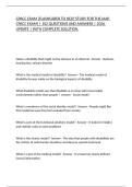 CPACC EXAM &lpar;FLASHCARDS TO HELP STUDY FOR THE IAAP CPACC EXAM&rpar; &vert; 102 QUESTIONS AND ANSWERS &vert; 2026 UPDATE &vert; WITH COMPLETE SOLUTION&period;