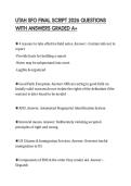UTAH SFO FINAL SCRIPT 2026 QUESTIONS WITH ANSWERS GRADED A&plus;