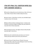 UTAH SFO FINAL FULL QUESTION PAPER 2026 WITH ANSWERS GRADED A&plus;