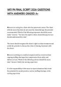 VATI PN FINAL SCRIPT 2026 QUESTIONS WITH ANSWERS GRADED A&plus;