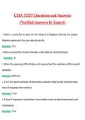 CSIA TEST 2026 &vert; Complete Questions and Guide Answers&comma; 100&percnt; Verified Graded A&plus;