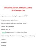 CSIA ACTUAL EXAM QUESTIONS AND CORRECT DETAILED ANSWERS HIGHLY RATED VERSION FOR ALREADY A GRADED &vert; NEW AND REVISED LATEST 2026&sol;2027