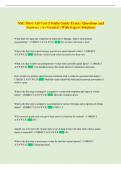NSC First Aid Test 3 Study Guide Exam &vert; Questions and Answers &vert; A&plus; Graded &vert; With Expert Solutions