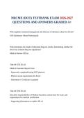 NRCME &lpar;DOT&rpar; TESTBANK EXAM 2026-2027 QUESTIONS AND ANSWERS GRADED A&plus;