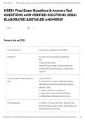 N5334 Final Exam Questions & Answers Test QUESTIONS AND VERIFIED SOLUTIONS &vert;2026&vert; ELABORATED &DETAILED ANSWERS&excl;&excl;