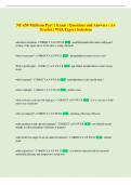 Package deal &colon;&colon; NU 650 Exams Questions and Answers &vert; 2026&sol;2027