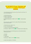 NU 650 HEENT Exam &vert; Questions and Answers &vert; A&plus; Graded &vert; With Expert Solutions