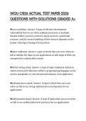 WGU C836 ACTUAL TEST PAPER 2026 QUESTIONS WITH SOLUTIONS GRADED A&plus;