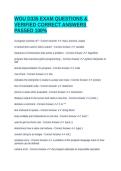 WGU D335 EXAM QUESTIONS & VERIFIED CORRECT ANSWERS PASSED 100&percnt;