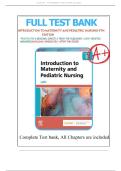 Test Bank Introduction to Maternity and Pediatric Nursing &lpar;9th Edition&comma; Leifer&rpar; &vert; Complete Exam Questions & Answers