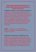 Administrator Professional Exam 2025&sol;2026&colon; Latest Version Practice Questions & Answers &vert; Certification Study Guide