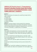 NBSTSA CST Practice Exam A &vert; Comprehensive Surgical Technology Practice Exam with Verified Correct Answers and Detailed Rationales &vert; Latest Update 2026&sol;2027 &ndash; Graded A&plus;