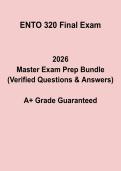 ENTO 320 Final Exam Study Guide &vert; Advanced Entomology Prep 2026