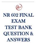 NR 602 FINAL EXAM QUESTIONS BANK &lpar;129 Q&A&rpar;