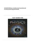 Test Bank for Physics 12th Edition by Cutnell & Johnson &vert; ISBN 9781119773610 &vert; All Chapters Verified