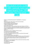 SIDA BADGE STUDY GUIDE 2025-2026 &vert; Answered &vert; Latest Update &vert; Airport Security Exam &vert; SIDA Certification &vert; Pass Guaranteed - A&plus; Graded