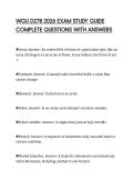 WGU D278 2026 EXAM STUDY GUIDE COMPLETE QUESTIONS WITH ANSWERS