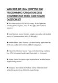 WGU D278 OA EXAM SCRIPTING AND PROGRAMMING FOUNDATIONS 2026 COMPREHENSIVE STUDY GUIDE SOLVED QUESTION SET