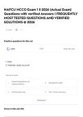 NAFCU NCCO Exam 1  &vert;&vert; 2026 &lpar;Actual Exam&rpar; Questions with verified Answers &vert; FREQUENTLY MOST TESTED QUESTIONS AND VERIFIED SOLUTIONS &commat; 2026 