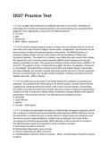 D027 Practice Test REVISED AND UPDATED FOR 2026&sol;2027 ACTUAL EXAM COMPLETE QUESTIONS AND CORRECT DETAILED ANSWERS &lpar;VERIFIED ANSWERS&rpar; &vert;ALREADY GRADED A&plus;&vert;&vert;BRAND NEW&excl;&excl;