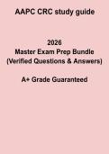 AAPC CRC Study Guide &vert; Certified Risk Adjustment Coder Prep 2026