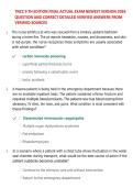 TNCC 9 TH EDITION FINAL ACTUAL EXAM NEWEST VERSION 2026  QUESTION AND CORRECT DETAILED VERIFIED ANSWERS FROM  VERIFIED SOURCES