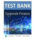 Corporate Finance&comma; Fifth Canadian Edition by Jonathan Berk Test Bank &vert;ISBN&colon; 9780136648802&vert; Guide A&plus;