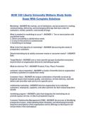 BUSI 330 Liberty University Midterm Study Guide Exam With Complete Solutions