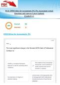 WGU D550 Ethics for Accountants &vert;PA&vert; Pre-Assessment&vert; Actual Questions and Answers Latest Updated 2026&sol;2027  &lpar;Graded A&plus;&rpar;