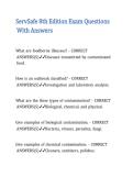ServSafe 8th Edition Exam Questions With Answers