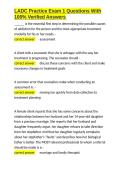 LADC Practice Exam 1 Questions With 100- Verified Answers&period;docx