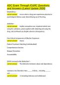 ADC Exam Through IC&RC Questions and Answers &lpar;Latest Update 2026&rpar;&period;docx
