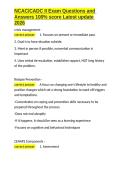 NCAC CADC II Exam Questions and Answers 100- score Latest update 2026&period;docx