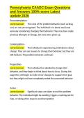 Pennsylvania CAADC Exam Questions and Answers 100- score Latest update 2026&period;docx