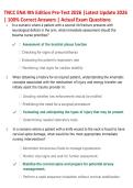 TNCC ENA 9th Edition Pre-Test 2026 &vert;Latest Update 2026  &vert; 100&percnt; Correct Answers &vert; Actual Exam Questions