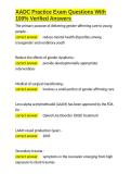AADC Practice Exam Questions With 100- Verified Answers&period;docx