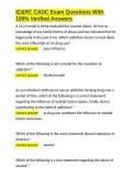 IC&RC CADC Exam Questions With 100- Verified Answers&period;docx