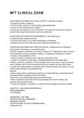 MFT CLINICAL EXAM REVISED AND UPDATED FOR 2026&sol;2027 ACTUAL EXAM COMPLETE QUESTIONS AND CORRECT DETAILED ANSWERS &lpar;VERIFIED ANSWERS&rpar; &vert;ALREADY GRADED A&plus;&vert;&vert;BRAND NEW&excl;&excl;
