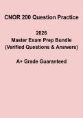 CNOR 200 Question Practice &vert; Perioperative Nursing Exam Prep 2026