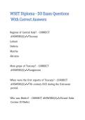 WSET Diploma - D3 Exam Questions With Correct Answers &comma;