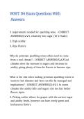 WSET D4 Exam Questions With Answers