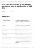 CCRC EXAM &lpar;2026&rpar; UPDATE Verified Questions And Answers &vert; Latest Already Graded A&plus; UPDATE &vert;2026
