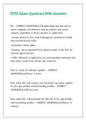 ZDTA Exam Questions With Answers&period;