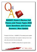 BIOS251 EXAM COMPLETE PACKAGE DEAL