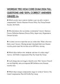 WORKDAY PRO HCM CORE EXAM 2026 FULL QUESTIONS AND 100&percnt; CORRECT ANSWERS GRADED A&plus;