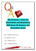 NR 324 Exam 1 &ndash; 200 Questions & Answers &vert; Fluid & Electrolytes&comma; ABGs&comma; Respiratory Disorders 2026